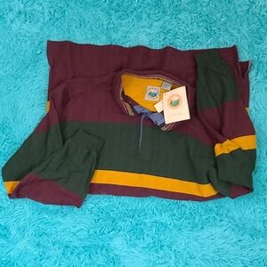 Forest Club Long Sleeve Polo NWT